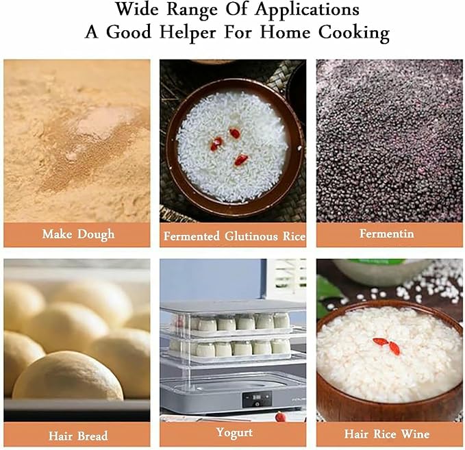 Dough Proofing Box, Foldable Bread Proofer, Bread Making Tools Kit for Sourdough, Bread, Yogurt Making