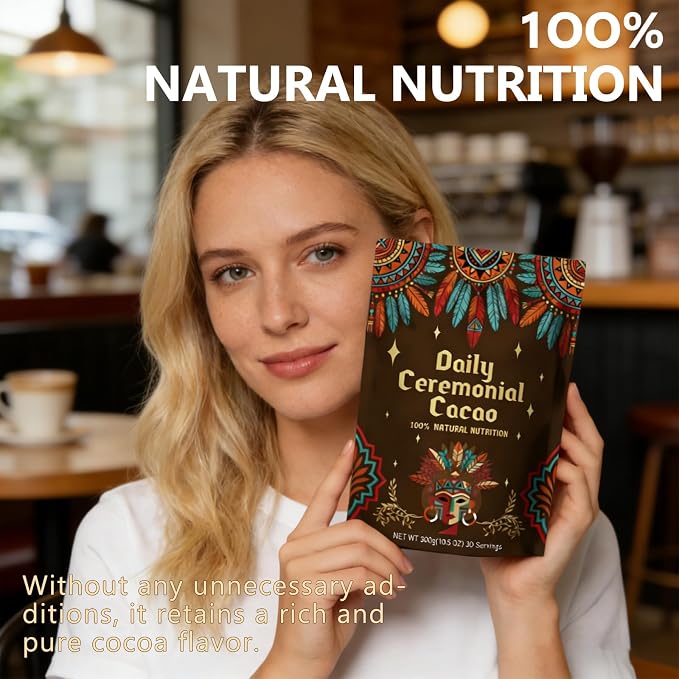 Cocoa powder|Cocoa, sugar-free, rich in magnesium, theobromine, and sugar-free. It can make you feel happy and enhance your concentration. It can make you feel pleasant, naturally refreshing, natural. (Original flavor)