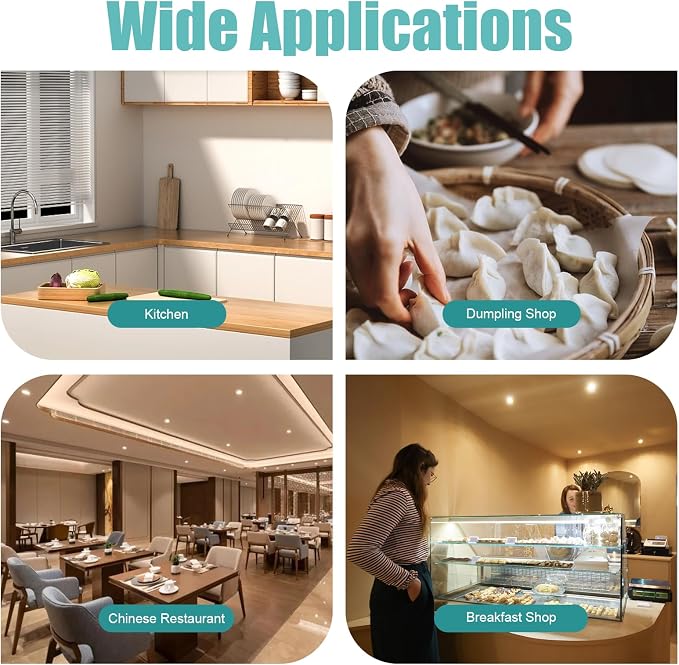 Automatic Wrapper Maker, 110V 140W Dough Roller Sheeter, 3.15in Commercial Dumpling Skin Maker Wonton Dough Processing Tool 50-60 Pieces/min for Kitchen, Shops