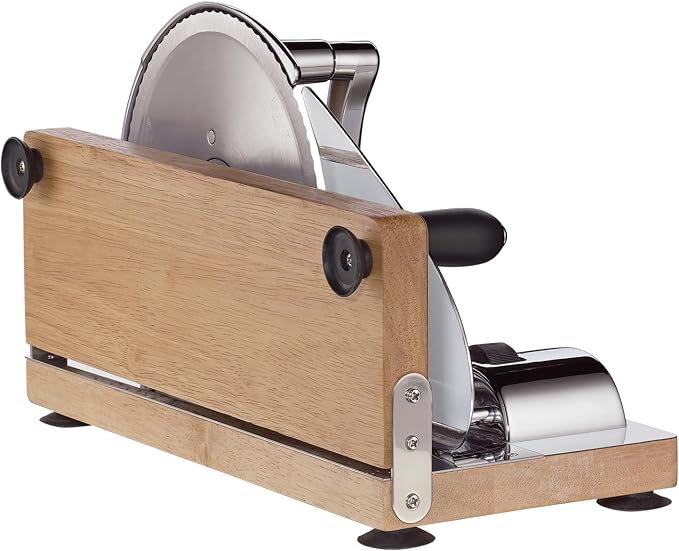 Zassenhaus Vintage Manual Adjustable Bread Slicer for Uniform Slices - Bread Slicer for Homemade Bread - 18/8 Stainless Steel Blade Sourdough Cutter - Stainless Steel 13.4" x 10.24" x 8.27"