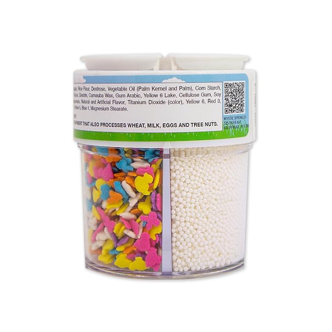 Mystic Sprinkles 4 Cell Sprinkle Assortments (Bunny Fields, Petite)
