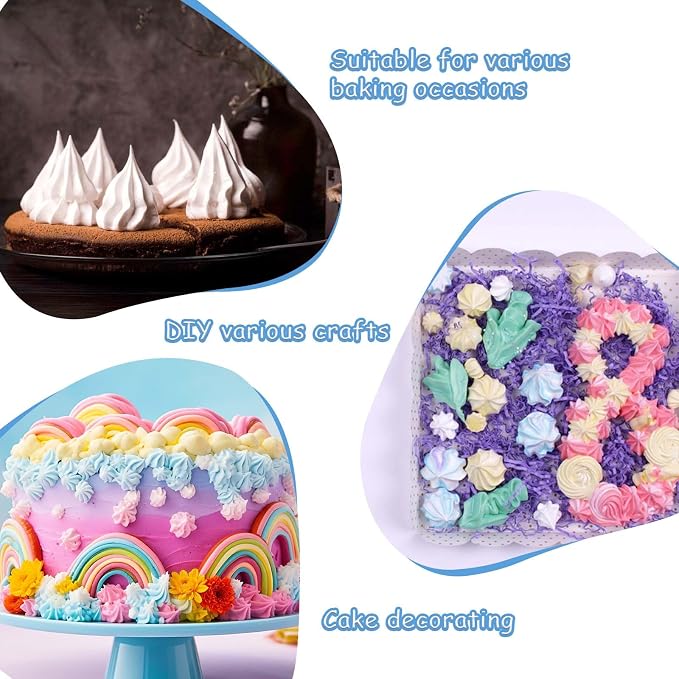 3 Pcs Reusable Pastry Piping Bags 14,16,18 Inch Canvas Piping Bag Icing Frosting Bags Non-Slip Pastry Bags Canvas Cake Decorating Bags for Cakes Dessert Cupcake Cookie Decorating