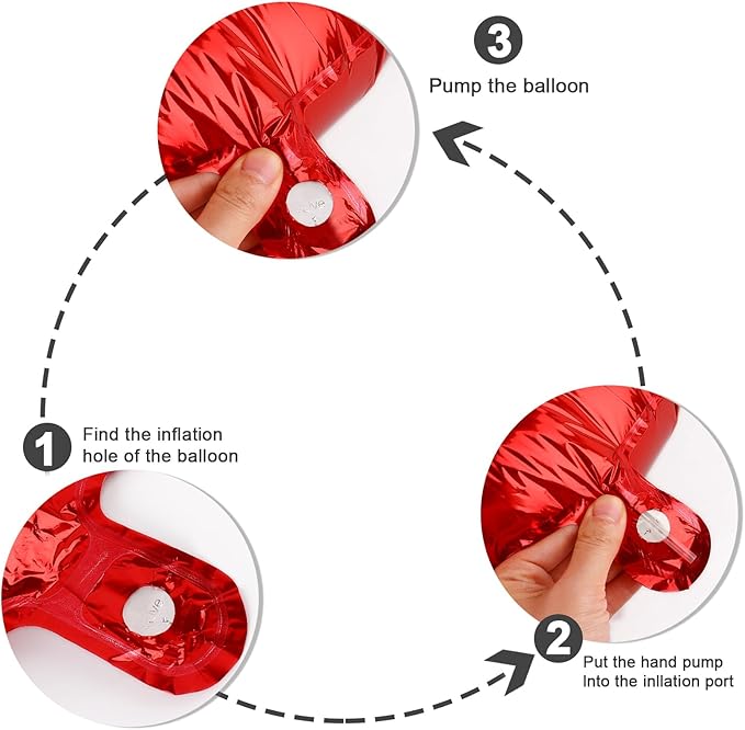 23 Balloon Numbers 40 Inch, Big Foil 23th Birthday Balloons Decorations for Women, Red Number Balloon for 2 3 23 32 Wedding Memorial Day's Graduation Supplies