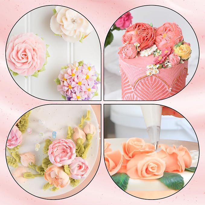 6Pcs 79 80 81 102 103 104 Cake Piping Tips, Cake Decorating Supplies Piping Tips