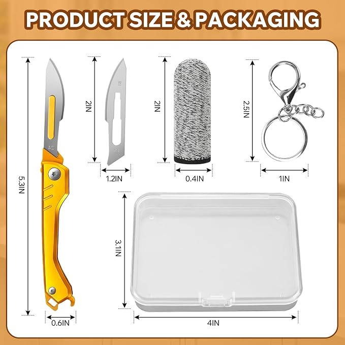 CRUIFU Bread Lame dough scoring tool,Folding Bread Scoring Knife with 10 Razor Blades,Multi-Function Lame Bread Tool for Sourdough Slashing & Bread baking Tools,(Gold)