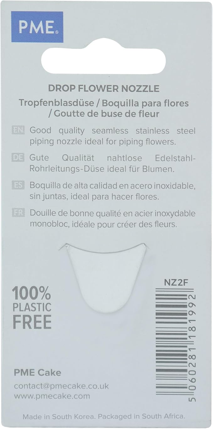 Jem Enterprises Drop Flower Piping Nozzle Decorating Tip #2F