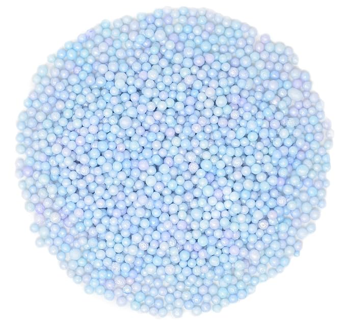 Mystic Sprinkles 4mm Sugar Pearls 4oz Bottles (Playfully Periwinkle 4mm Sugar Pearls 4oz)