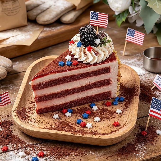 Red White and Blue Sprinkles for Cake Decorating, 4.6oz Patriotic Stars 4th of July Sprinkles Sugar for Ice Cream Cupcakes Dounts Cookie Baking Topping
