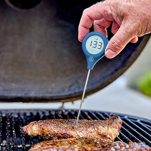 ThermoWorks ThermoPop 2 — Best Value Instant Read Thermometer - Nautical Blue