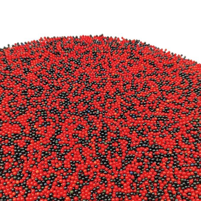 EPHVODI Black Red Halloween Sprinkles Nonpareils Sprinkles Edible Mini Pearl Sprinkle for Cake Decorations, Baking, Ice Cream, Cookies, Donuts and Lollipops - 2mm Sugar Pearls 3.88oz