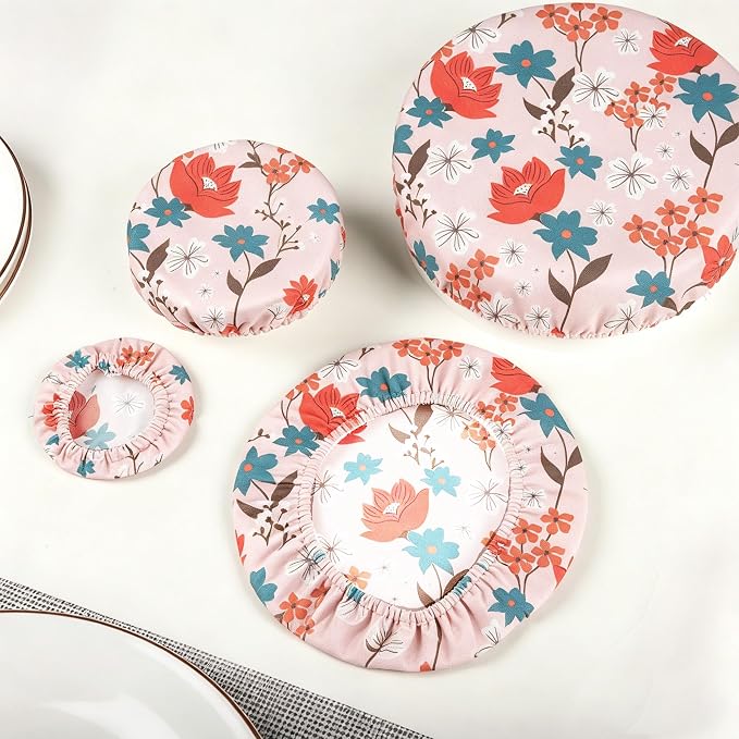 Bowl Covers Reusable Bread Proofing Bowl Covers Sourdough Bread Baking Accessories, Flowers