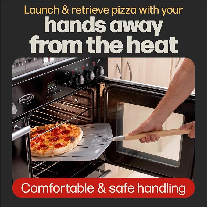 Hans Grill Pizza Dough Proofing Box - Pack of 2 Stackable BPA-Free Trays with Covers Pizza Peel PRO