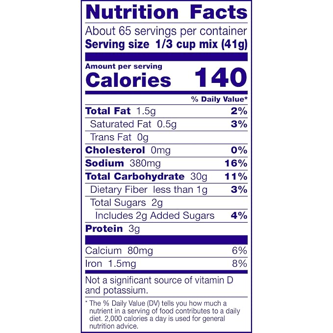 Betty Crocker Bisquick Pancake and Baking Mix, Original, Makes About 145 Pancakes, Giant Size, 96 oz