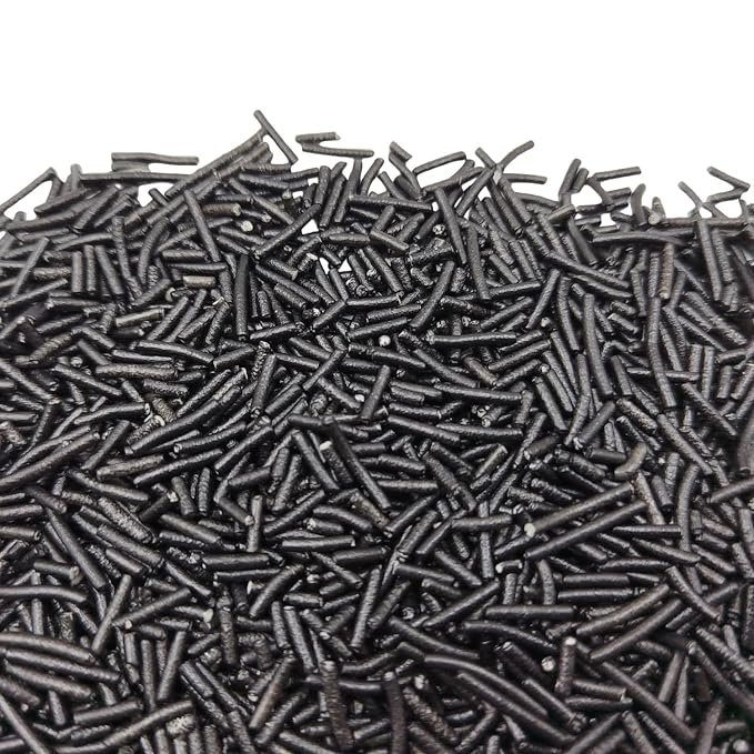 Jimmies Sprinkles, Edible Jimmy Sprinkles, Black Crunchy Jimmies Mix for Cake Decorating, Edible Cookie Cupcake Decorations for Halloween Baking and Holiday Party Treats