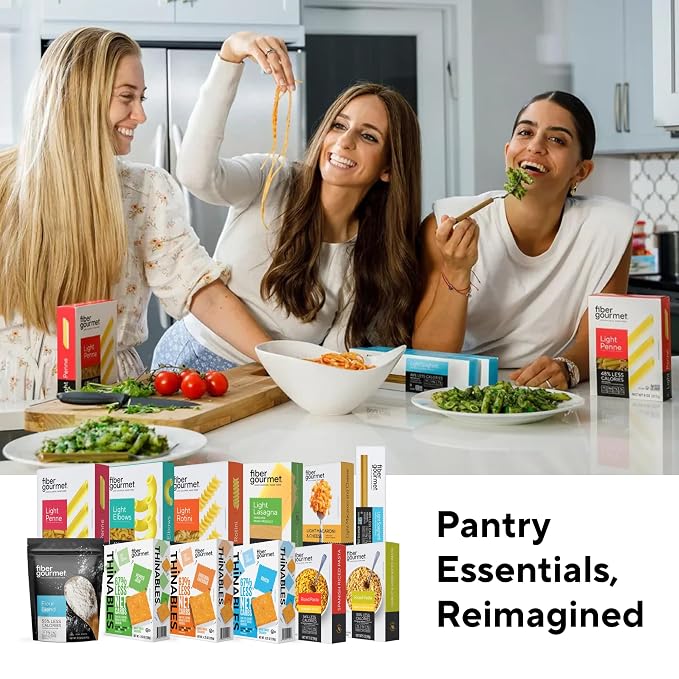 Fiber Gourmet Low Net Carb Flour Blend - Keto Friendly All-Purpose Baking Flour with 55% Fewer Calories, 81% Fewer Net Carbs, 17g Fiber, Non-GMO Vegan - 32 Ounce (pack of 1)