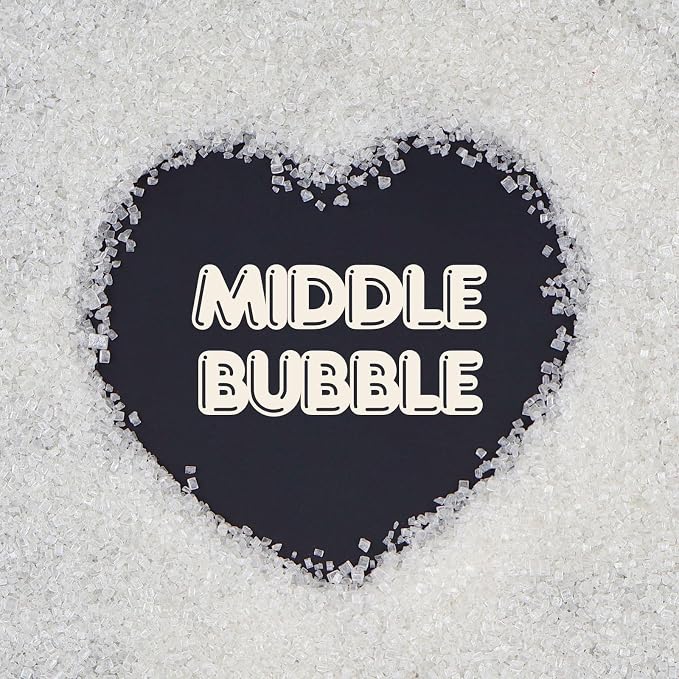 White Sanding Sugar | White Sprinkles | Edible Coarse Sugar Crystals | For Baking Dessert Decorating, Cake, Cupcake, Cookie, Ice Cream | Wedding Christmas Holiday Party | 4.6 Ounces