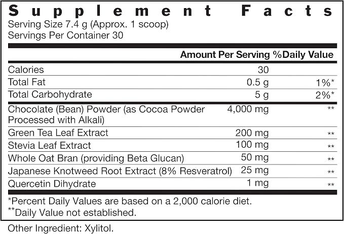 Coco Complete by New Vitality – Immune System and Boosting Superfood Powder Supplement, Energy Support, Sugar Free, Real Cocoa Powder & Green Tea Extract, Chocolate Flavor, 30 Servings