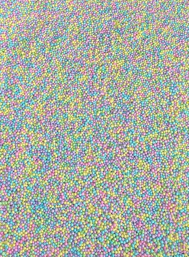 FAIRY LANE/COLORED NONPAREILS - Egg Free, Nuts Free, Kosher, Sprinkle Medley Mix, For Baking, Decorating, Cookies, Cupcakes, Cakes, Topping, Jimmies, Sugar Shapes, Candy Pearls, Easter Sprinkles Mix, Easter Decorations, 5.1oz