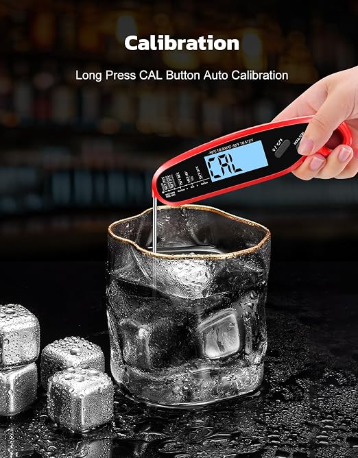 Instant Read Meat Thermometer Digital with Dual Probe, Food Thermometer for Cooking & Grilling, Large Backlit & Calibration, for Kitchen/Oven/Grill/Smoker/BBQ/Candy/Oil Fry, Gifts for Men & Dad
