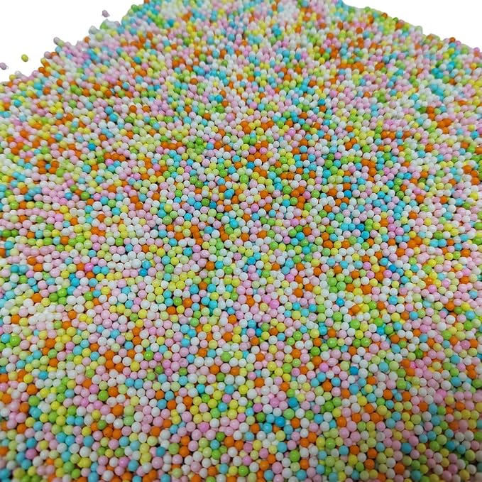 EPHVODI Easter Themed Sprinkle Nonpareils Sprinkles Edible Mini Pearl Sprinkles for Cake Decorations, Baking, Ice Cream, Cookies, Donuts and Lollipops - 2mm Sugar Pearls 3.88oz