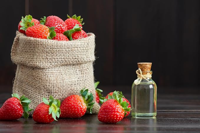 Pure Strawberry Flavor for Baking and Flavoring - Premium Quality Natural Flavors for Baked Goods, Desserts, & Cooking -1 Gallon