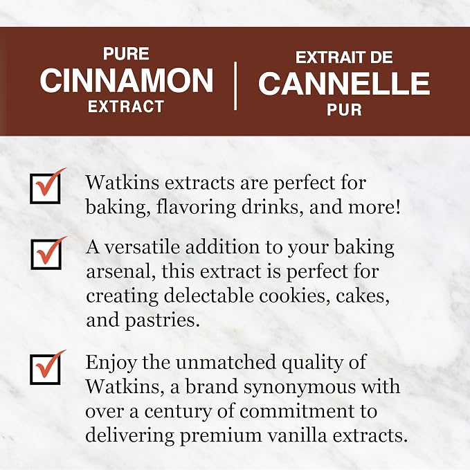 Watkins Pure Cinnamon Extract, 2 Fl Oz (Pack of 24)