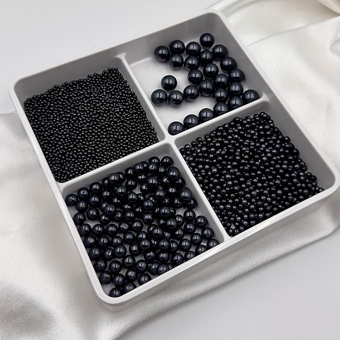 Sprinkles for Cake Decorating, 7.8oz Black Pearl Sprinkles Mix for Luxurious Party Cake Cupcake Cookie Baking Ice Cream Decorations