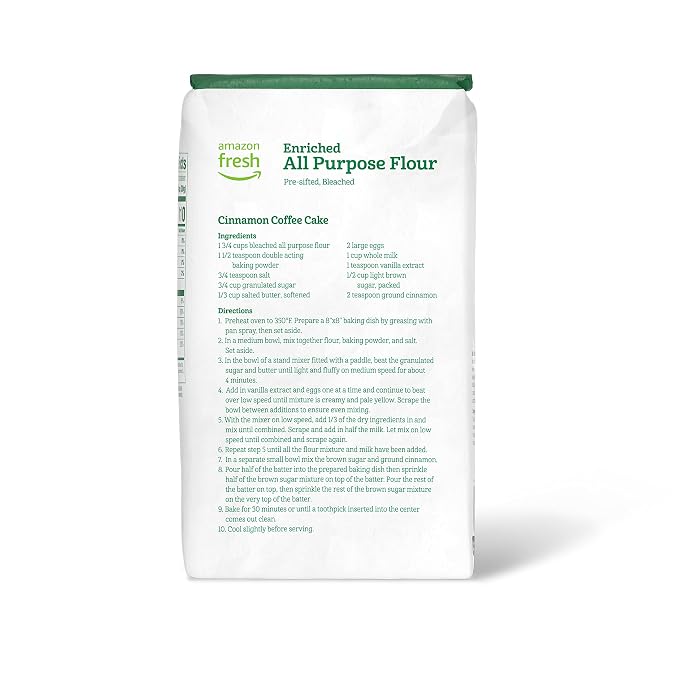 Amazon Grocery, All Purpose Flour, 2 Lb (Pack of 2)