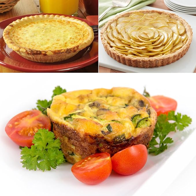 Waytiffer (50 Pack Pie Pans 5 inch,Mini Pie Tins HEAVY-DUTY Disposable Aluminum Foil Tart,pie Pans for Baking Personal Mini Pies, Easily Stack & Store, Freeze & Reheat