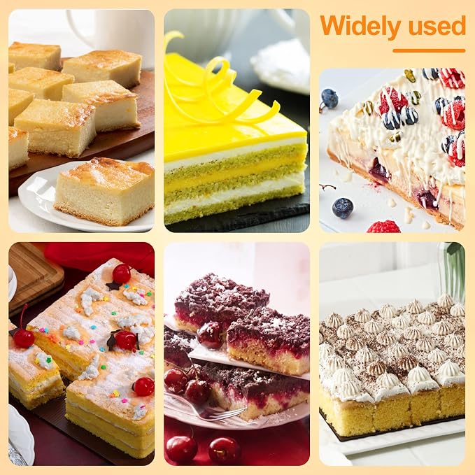 Rectangle Springform Baking Pan 9x13Inch Large Spring Form Cake Pan with Removable Bottom Leakproof Non Stick Cheesecake Pan for Home Kitchen Baking (1pc)