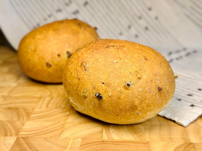 Molibake Italian Focaccia Bread Mix – Pack of 2 – Premium Artisan Italian Bread Mix for Bread Machine and Oven – 15 oz – All-Natural Gourmet Mediterranean Blend with Bell Pepper, Tomato, Onion, Garlic & Herbs – Easy Homemade Baking