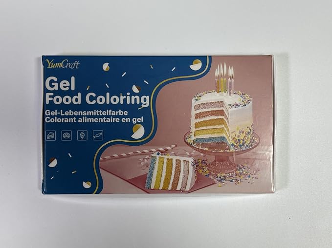Food Coloring Gel Set - 22Vibrant Color Gel Food Coloring for Cake Decorating, Baking, Easter Egg, Icing - Tasteless Food Color Dye for Fondant, Cooking, Airbrush - 0.2 Fl. oz (6 ml)/Bottles