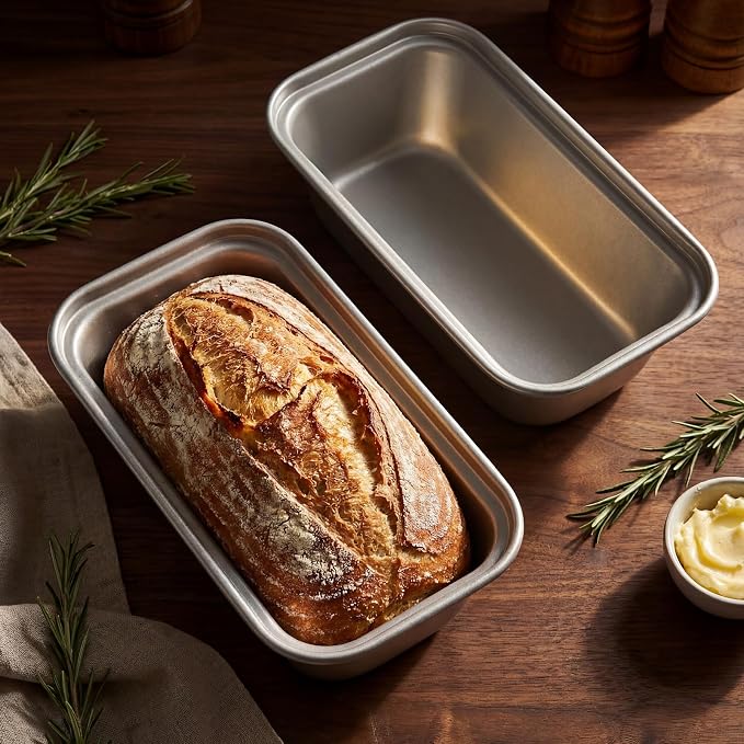 Uiifan 12 Pcs Mini Loaf Pan for Baking Bread Non Stick Small Banana Bread Tins Mini Loaf Pans for Nonstick Tiny Meatloaf Pan Carbon Steel for Oven and Baking (6 * 3.3 * 2inch,Silver)