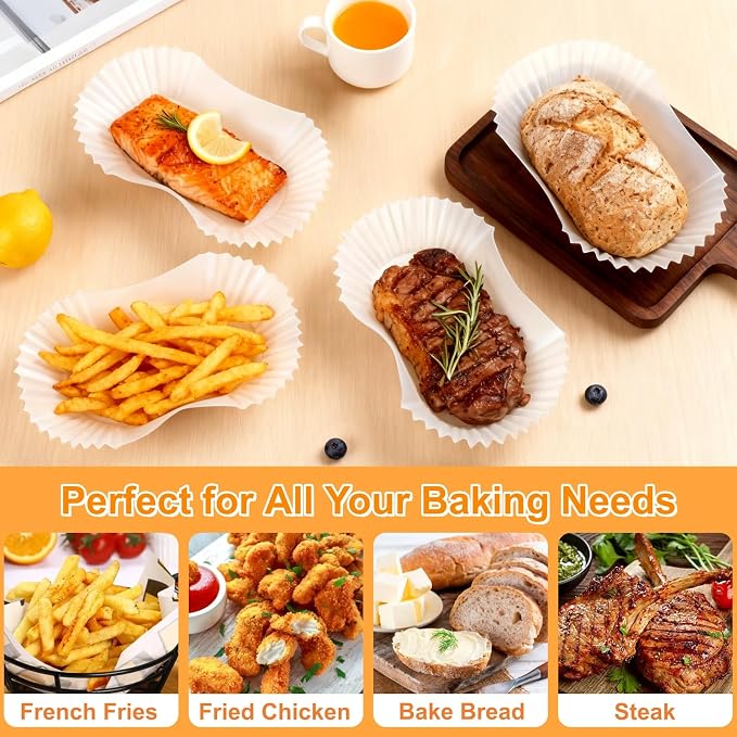 DEAYOU 80 PCS Bread Baking Liners, 2 LB Paper Loaf Pan Liners, Greaseproof Bread Tin Liner for Cakes, Snacks, Weddings, Parties, White, 7.87" L x 3.6" W x 2.9" H