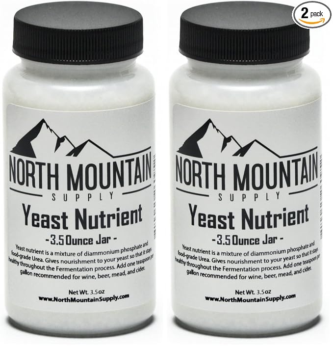 North Mountain Supply Food Grade Yeast Nutrient - 3.5 Ounce Jar,(Pack of 2)
