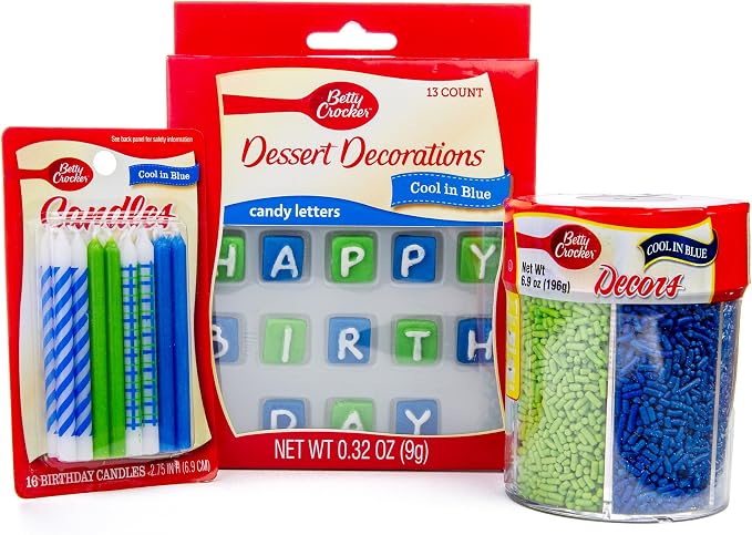 Betty Crocker Blue 100-Count Cupcake Liners Cool
