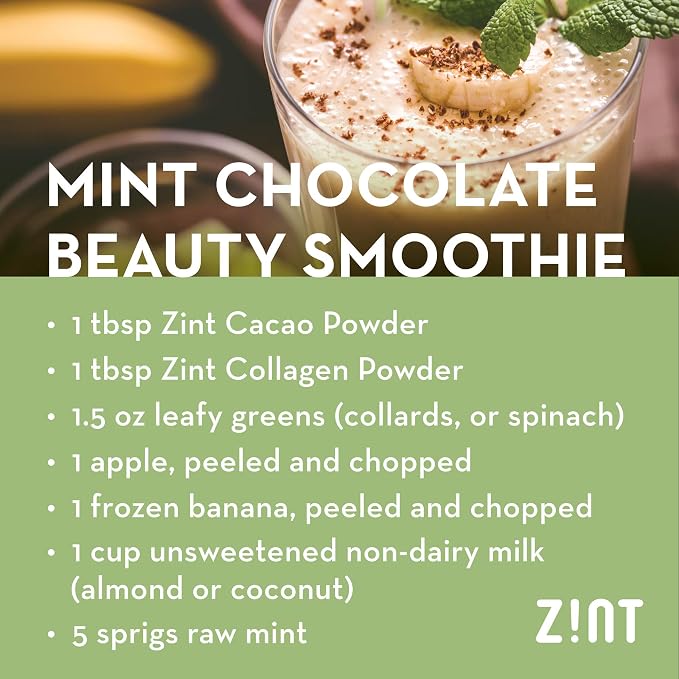 Zint Organic Cacao Powder (16 oz): Raw Non-Alkalized Chocolate With Powerful Antioxidants and Resveratrol