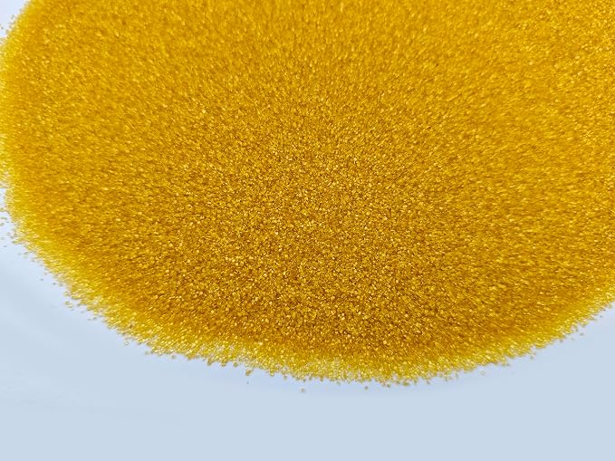 Edible 5 Ounce Fine Decorative Bright Gold Sanding Sugar Sprinkles for Baking, Sparkling Crystals for Cakes, Cookies, Cupcakes, Ice Cream Topping and Rimming Sugar