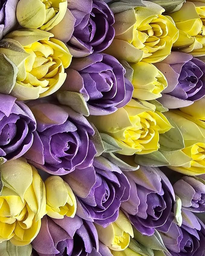 1 Piece Stainless Steel XXL Russian 3 Petals Rose Flower Icing Tips,Marshmallow Craft Piping Nozzles,Pastry Frosting Russian Piping Tips,Flower Frosting Nozzles for Decorating