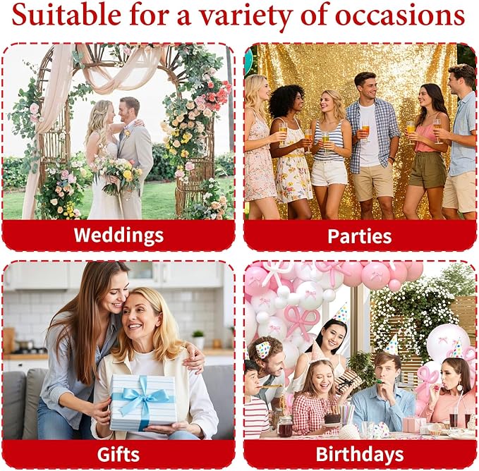 50 Pcs Red Clear Plastic Cupcake Boxes, Individual 3.5 Inch Single Holder Containers with Insert and Ribbon, Paper Base for Wedding, Birthday, Party Favor Gift