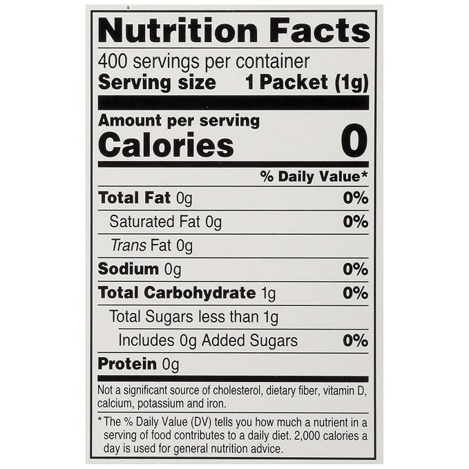 Community Coffee Pink Sweetener Packets, 1600 Count, 400 Count (Pack of 4)
