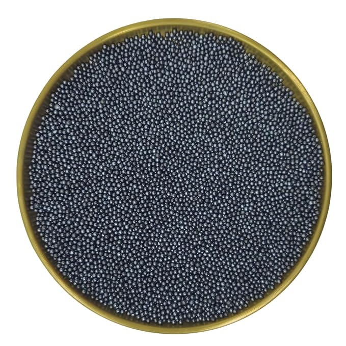 Edible Black Sprinkles Candy 2mm Mini Pearls Cake Decorations Cupcake Toppers Cookie Decorating Perfect for Wedding Party Valentine Halloween Christmas Supplies 3OZ