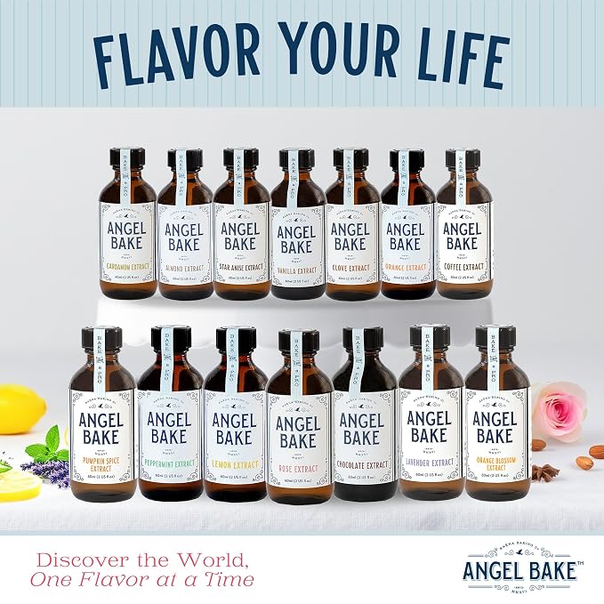 Angel Bake Pure Orange Blossom Extract, 2 oz