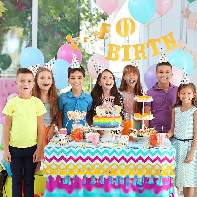 Gyufise 1Pc Happy 13th Birthday Cake Topper Glitter 13 & Fabulous Official Teenager 13 Birthday Cake Pick for Celebrating 13th Birthday Anniversary Party Cake Decorations Supplies Rose Gold