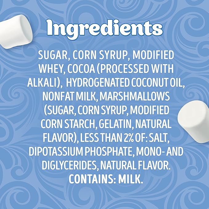 Swiss Miss Hot Cocoa Drink Mix, Milk Chocolate with Marshmallows, Hot Cocoa Bar Supplies, 37.18 oz. Canister (Pack of 2)