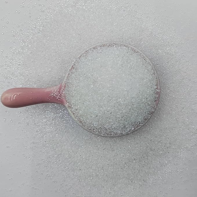 White Sanding Sugar Sprinkles, White Sugar Crystals, Edible Sparkling Sprinkles for Cake Cupcake Decorating, Baking Cake Decorations, Cookies Ice Cream Toppings, Wedding Party Christmas Supplies 130g/4.6oz