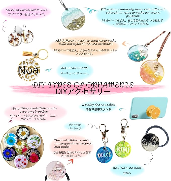 FUNSHOWCASE Circle Mold Epoxy Resin Cement, DIY Coaster Pop Socket Jewelry, 7-Cavity Round Disc 9inch 5inch 4inch 1.5inch 1inch