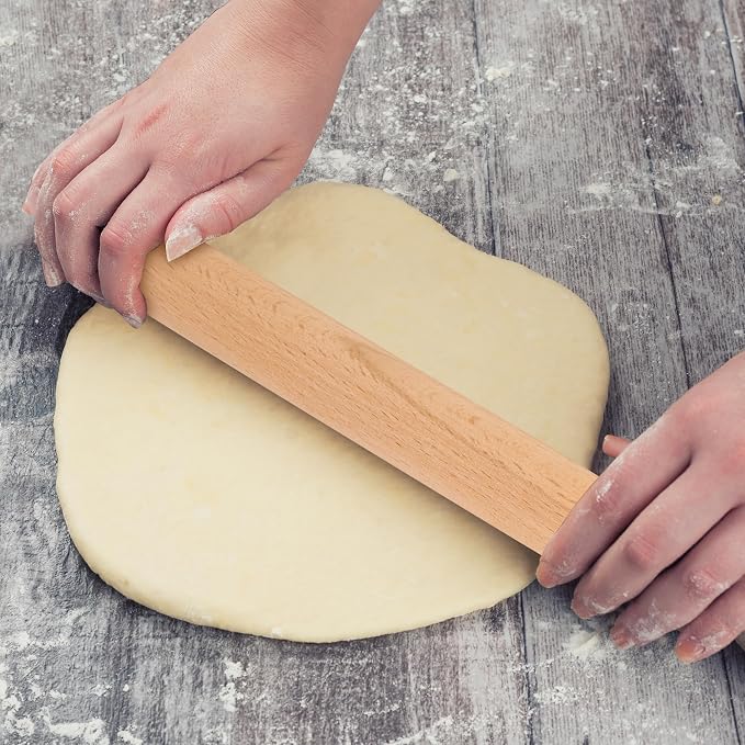 15 Pcs Small Wooden Rolling Pin for Dough, Mini Wooden Rolling Pin, 6 Inch Rollings Pins for Pizza, Bread, Dumpling, Home Cooking