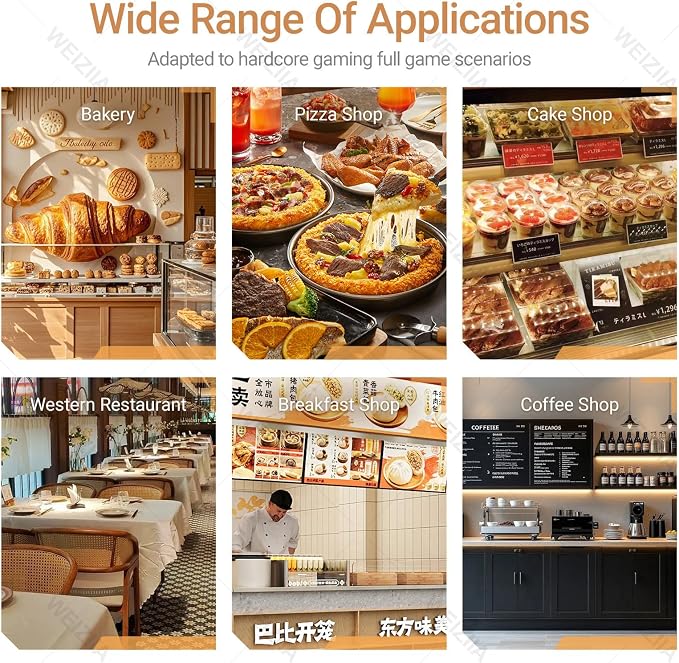 Croissant Dough Laminator, Commercial Dough Roller Sheeter, Dough Machine Thickness Adjustable 0-25mm, Stainless Steel, Table Top Croissants Fondant Pizza Pastry Sheeter Machine Type300