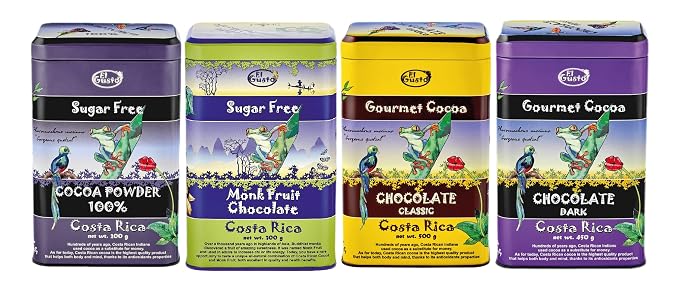 Gourmet Cocoa Powder - Rich Chocolate Flavor & High Flavanol Cacao - Ideal for Baking, Cold or Hot Chocolate Drinks - Natural, Vegan, Non-GMO, Costa Rica Origin, 1lb (30% Cocoa with Cane Sugar)